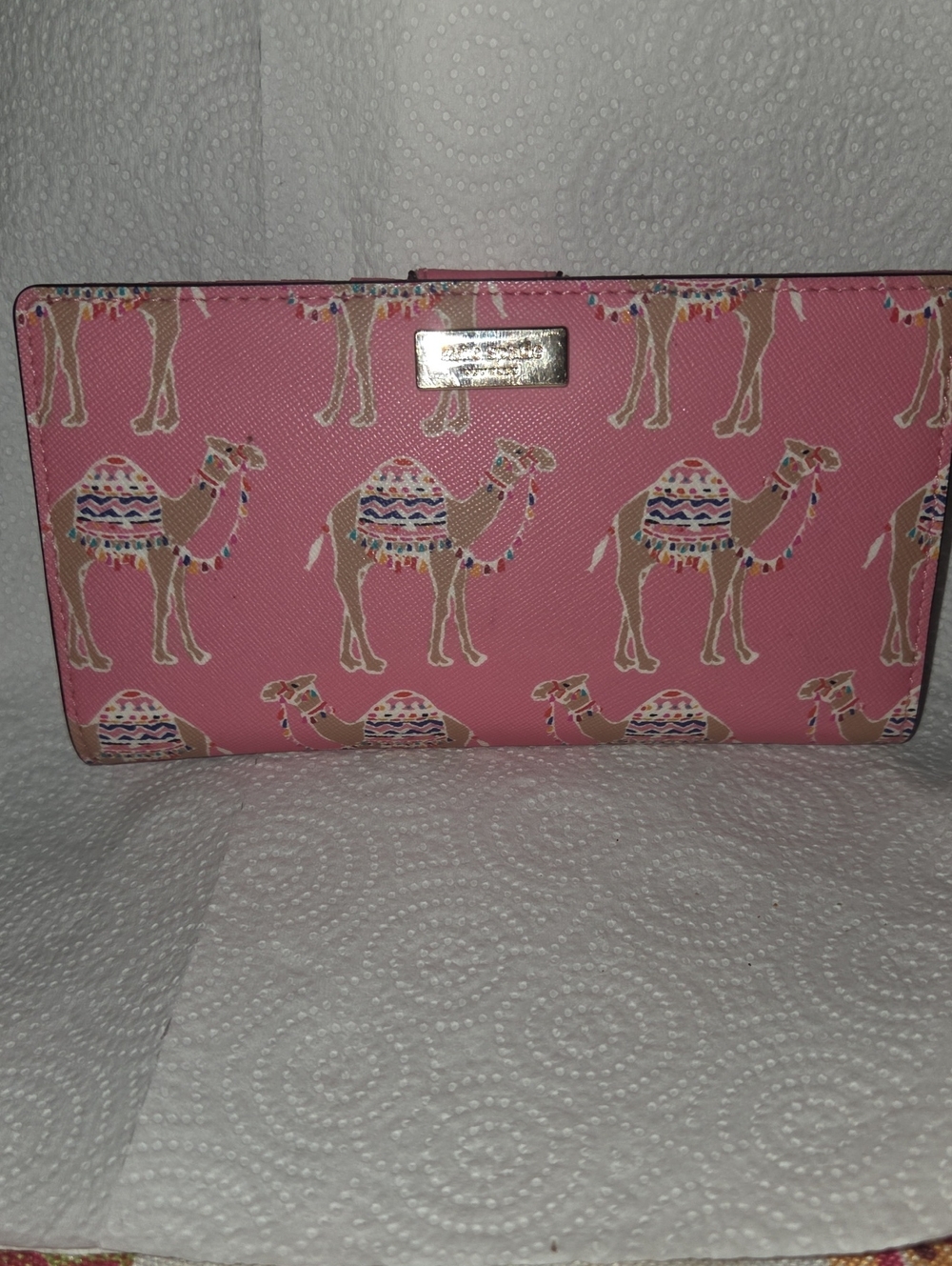 Kate Spade Daycation Camel Party Neda Wallet